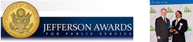 Jefferson Award ceremony — Stuart Jacobson honored at CityClub Seattle, 2010
